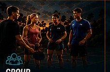 Group pickleball clinic